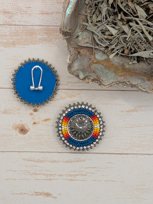 Med- Fire & Dark Blue