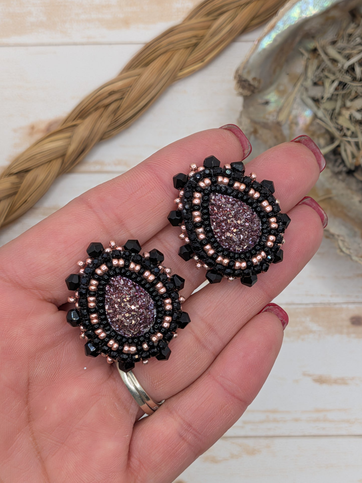 Mini Rose Gold Earrings