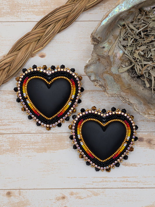 Large Black Heart