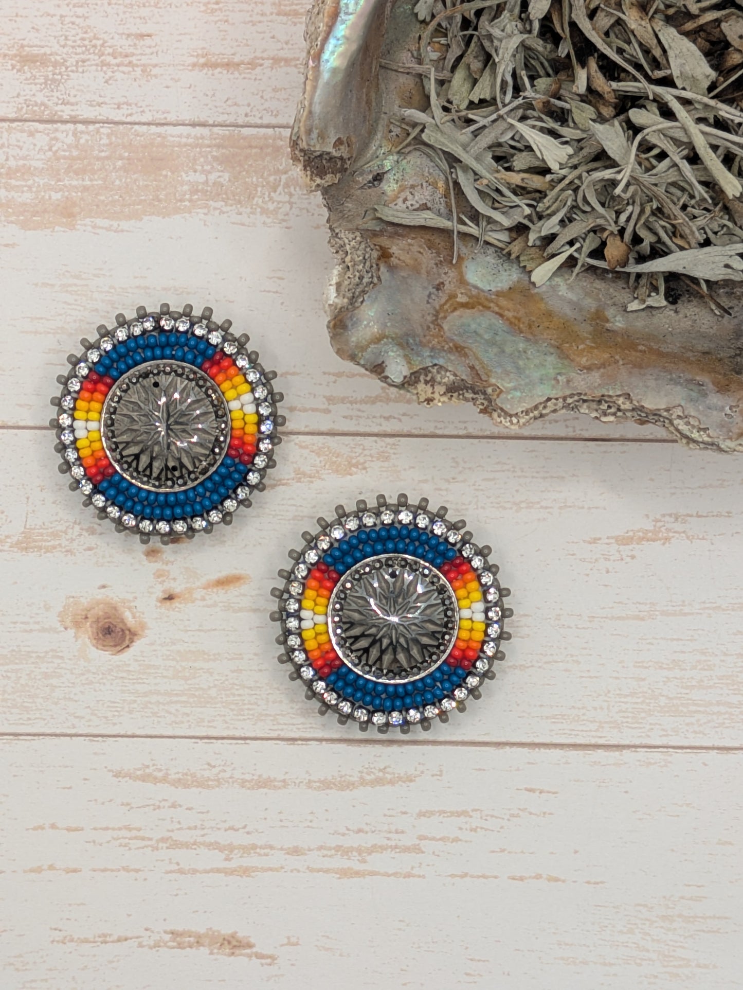 Med- Fire & Dark Blue