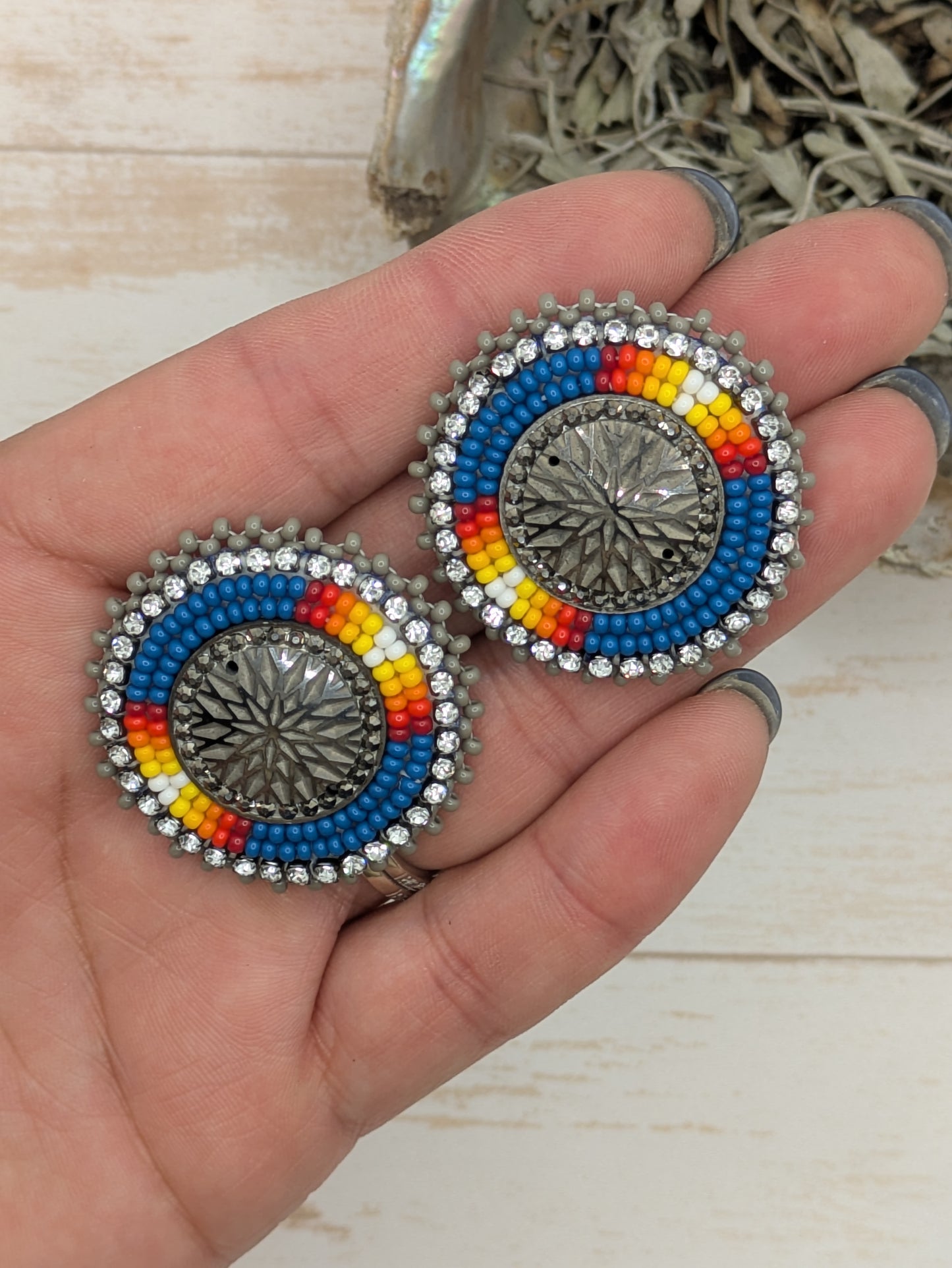 Med- Fire & Dark Blue