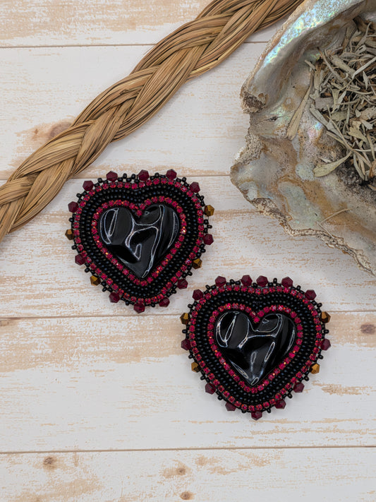 Reputation Vibes Heart Earrings