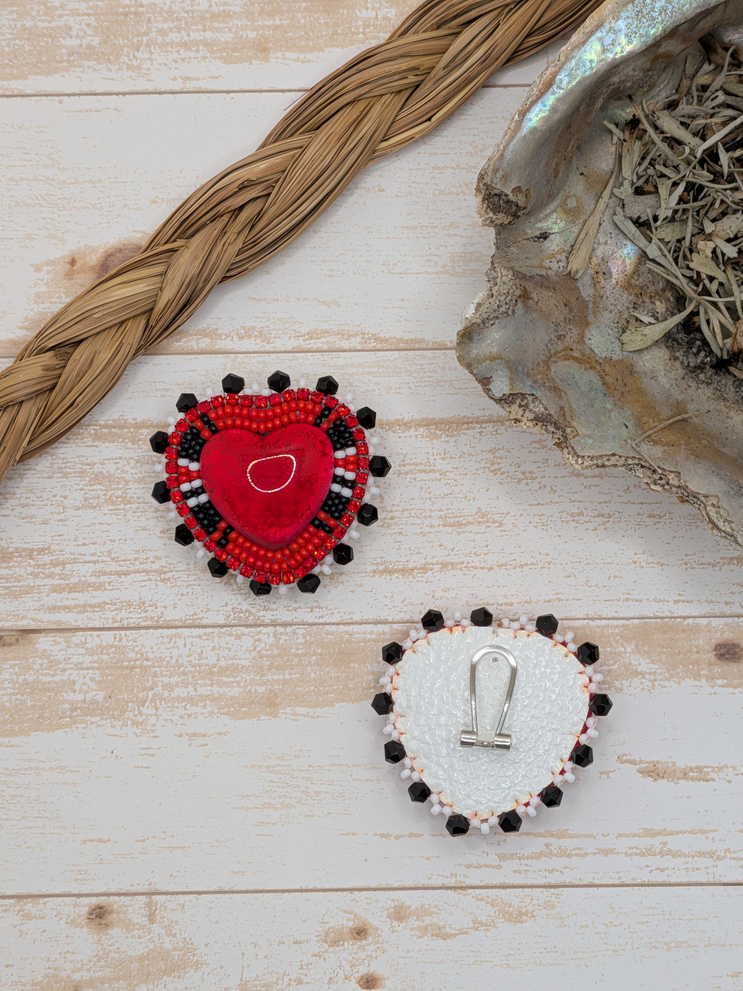 Red Heart Earrings