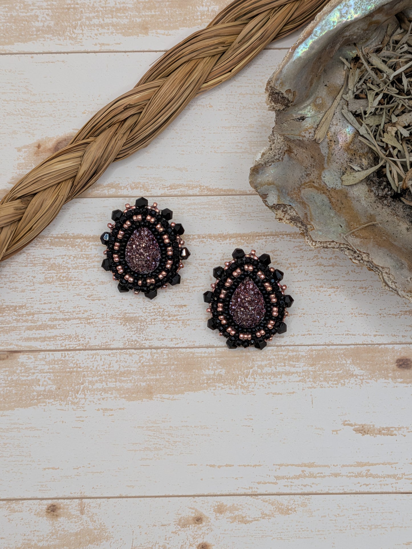 Mini Rose Gold Earrings