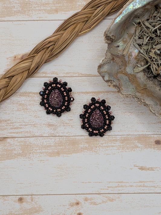 Mini Rose Gold Earrings