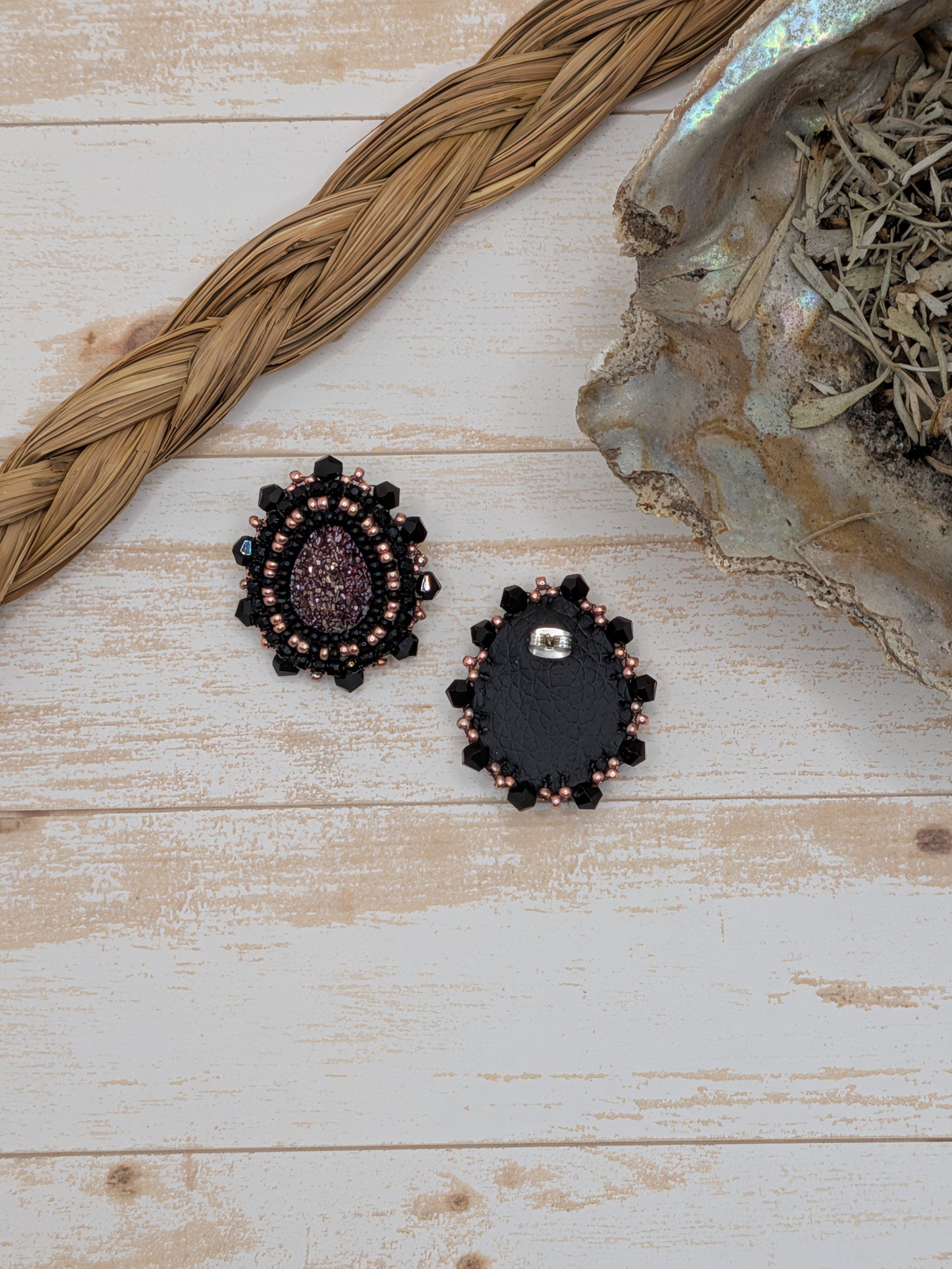 Mini Rose Gold Earrings