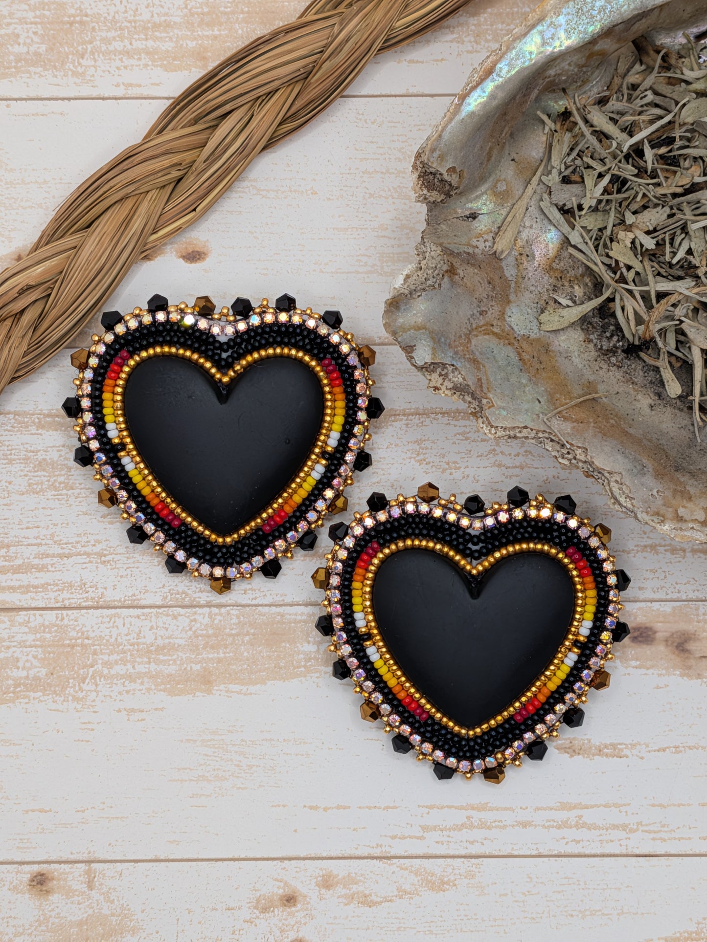 Large Black Heart