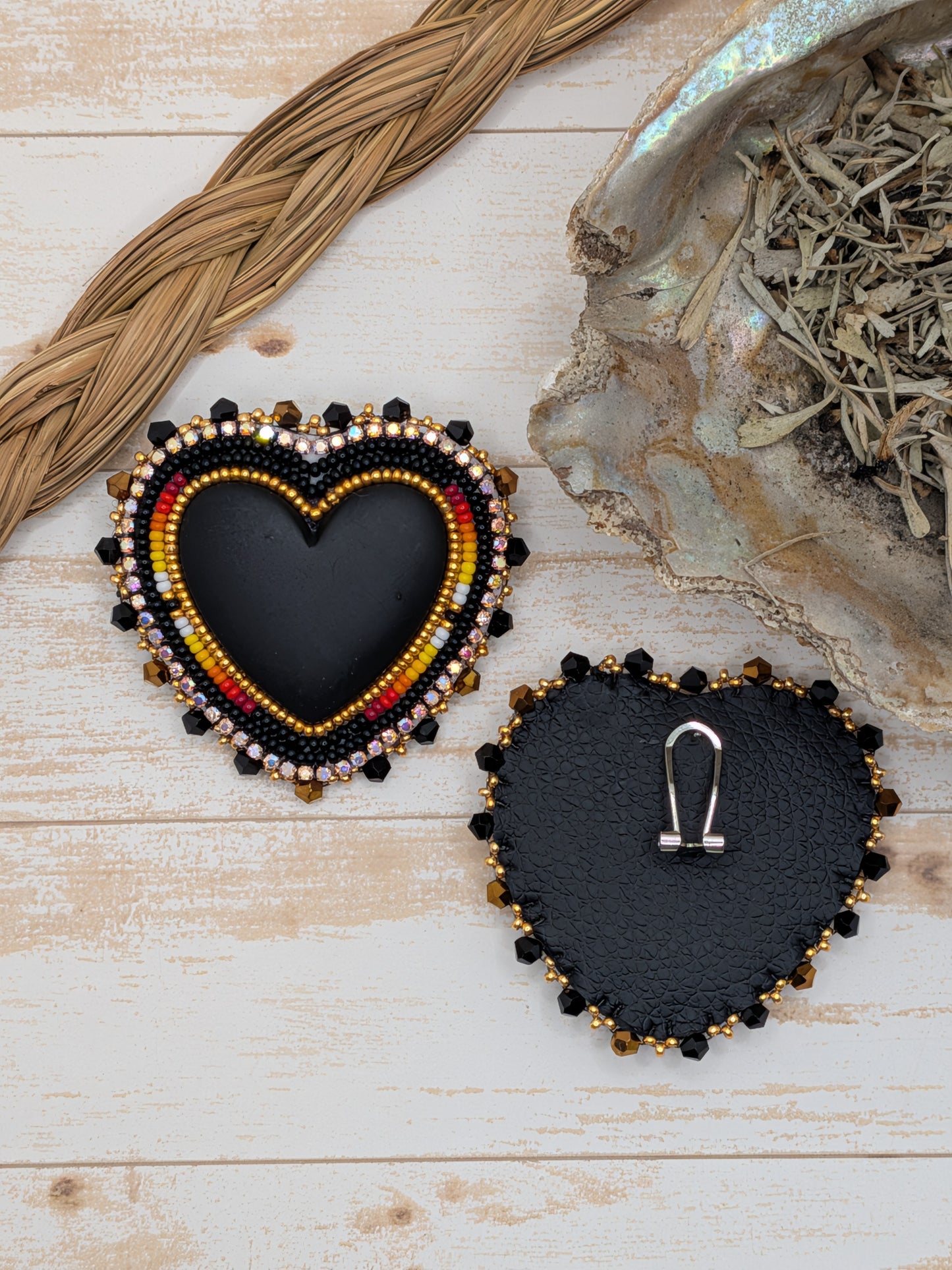 Large Black Heart